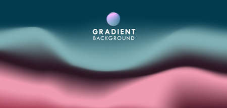 Trendy Minimalistic Fluid Blurred Gradient Background. Modern Backdrop for Poster, Brochure, vector designのイラスト素材