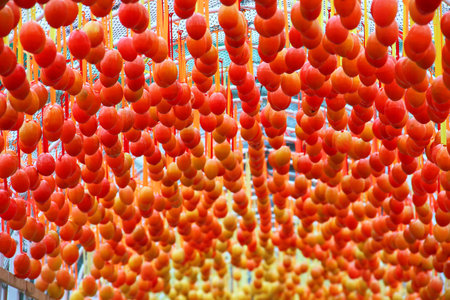 KYIV, UKRAINE - APRIL 16, 2015: Pysanka Festival - traditional ukrainian festival of Easter eggs in St. Sophia Cathedral complexのeditorial素材