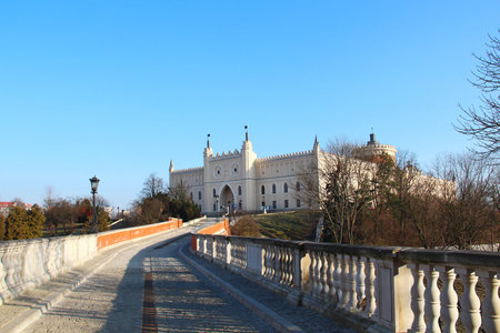 Lublin castle (Zamek Lubelski), medieval royal residence in the old town, Polandのeditorial素材