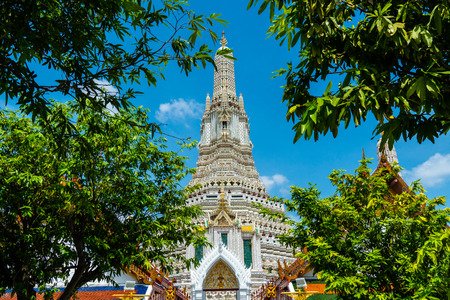 An ancient temple in Bangkok, Thailandの写真素材