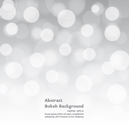 Abstract gray bokeh backgroundのイラスト素材