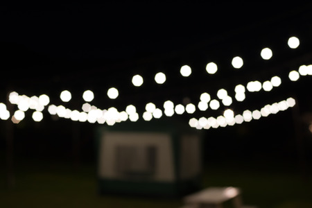 Colorful abstract bokeh background at the night