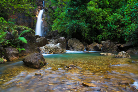 Waterfall in Thailandの写真素材