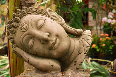 Ancient Buddhist pagoda ruins at Chai Watthanaram temple Ayutthaya, Thailandの写真素材