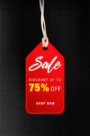 black friday sale bannerのイラスト素材