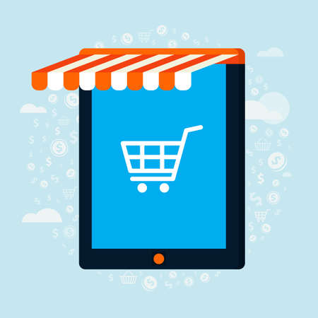 Flat design vector illustration conceptのイラスト素材