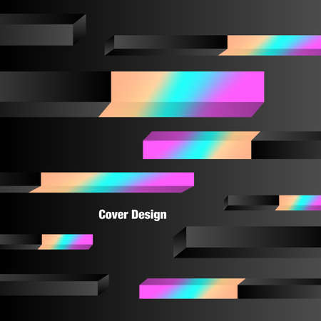Abstract geometric gradient backgroundのイラスト素材