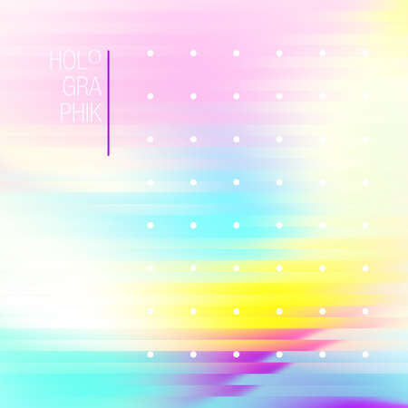 Colorful holographic shape, fluid and liquid colorのイラスト素材