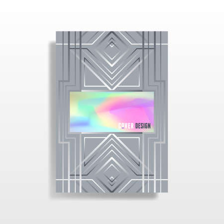 Cool trendy fluid gradient shapesのイラスト素材