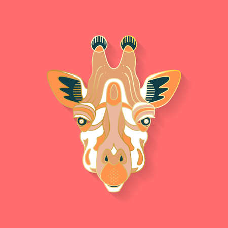 Abstract graphic animal logoのイラスト素材