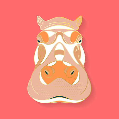 Abstract graphic animal logoのイラスト素材