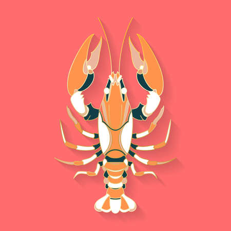 Abstract graphic fish and sea life logoのイラスト素材