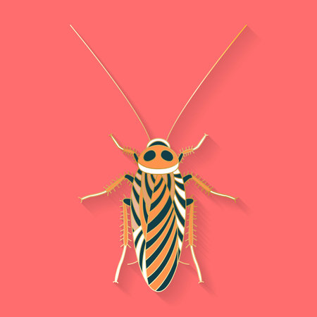 Abstract graphic insect logo