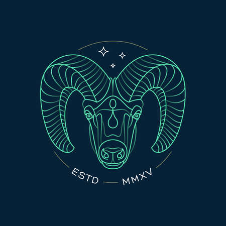 Abstract animal illustrationのイラスト素材