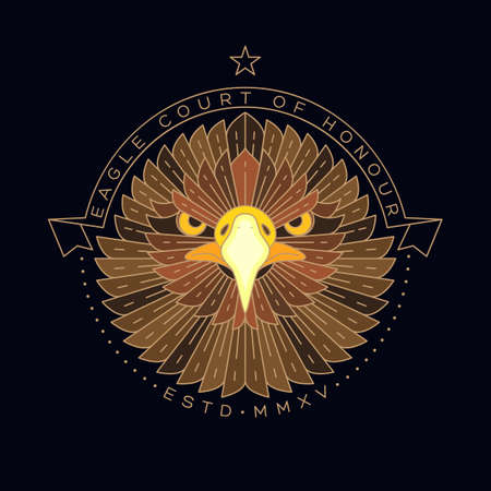 Abstract bird illustrationのイラスト素材