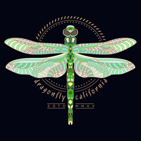 Abstract insects illustrationのイラスト素材