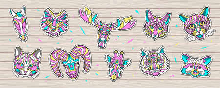 Abstract animal illustration