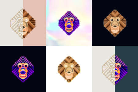 Abstract animal illustration