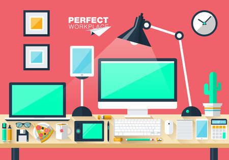 Flat design vector illustration conceptのイラスト素材