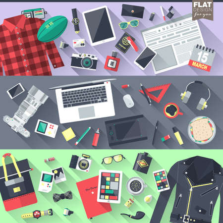 Workplace concepts for businessのイラスト素材