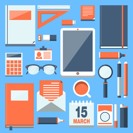 Flat modern design vector stylish illustration conceptのイラスト素材