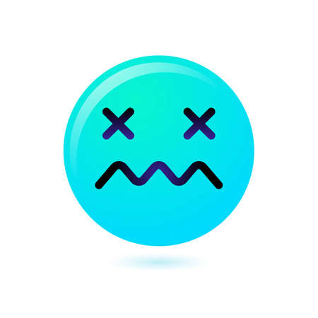 Emoji face and emoticon smileのイラスト素材