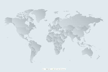 World map vector illustrationのイラスト素材