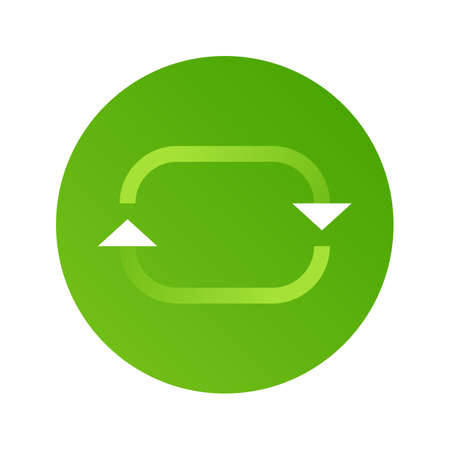 recycle arrow symbol iconのイラスト素材