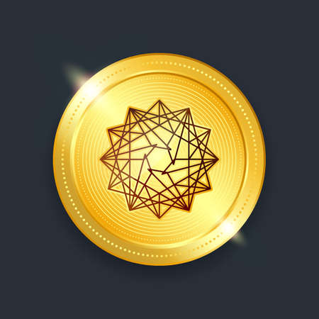 Crypto currency digital payment system blockchain concept.のイラスト素材