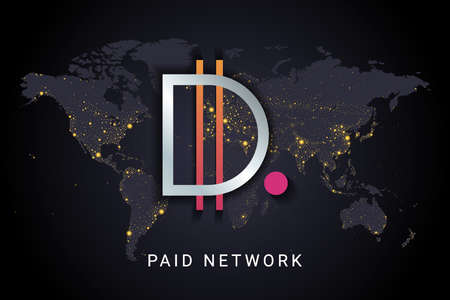 Crypto currency digital payment system blockchain conceptのイラスト素材