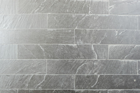 grey rock wallの写真素材