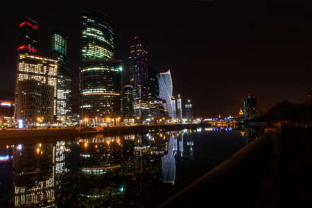 Russia Moscow city side viewの写真素材