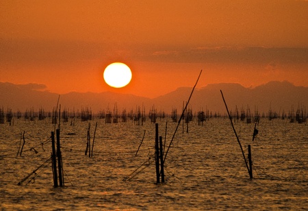 Sunset @ Koh yorの写真素材