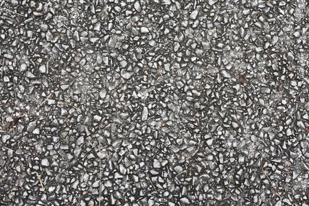 Black stone wall