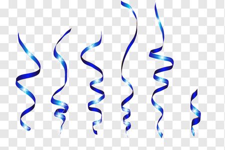 Celebration background with confetti blue. Isolated on white transparent background. Vector Illustration, eps 10のイラスト素材