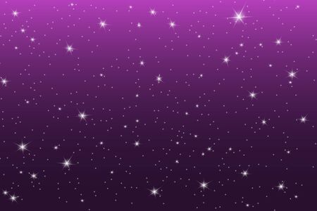 Vector white Light Effects. white glowing light explodes on a purple background.Bright Star. Special line flare light effects for design and decorのイラスト素材