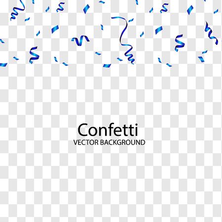 Vector confetti. Festive illustration. Party popper isolated on white backgroundのイラスト素材