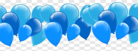 Happy Birthday typography vector design for greeting cards and poster with balloon, confetti, design template for birthday celebration.のイラスト素材