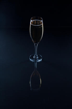 glass of champagneの写真素材