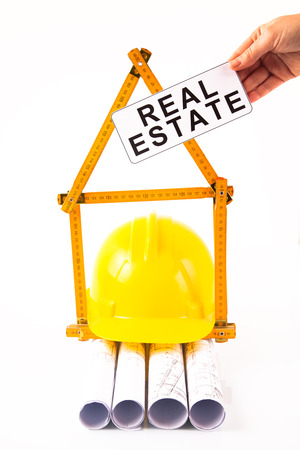  architectural drawings real estate signの写真素材