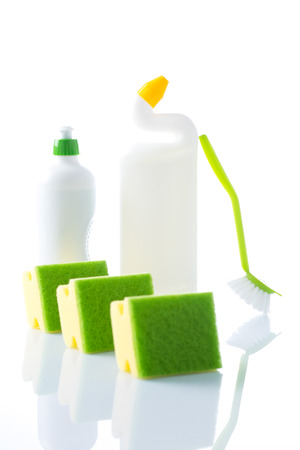 Subjects for sanitary cleaning a houseの写真素材
