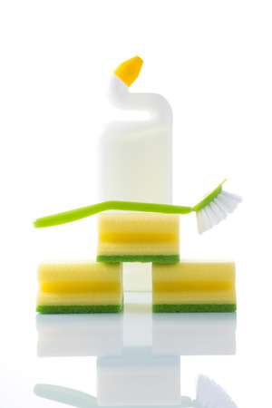 Subjects for sanitary cleaning a houseの写真素材