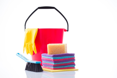 Subjects for sanitary cleaning a houseの写真素材