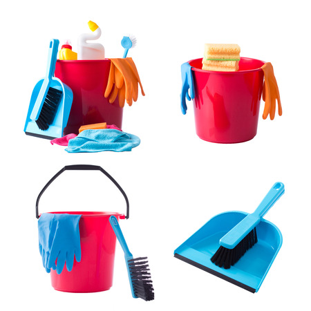 Spring cleaning setの写真素材