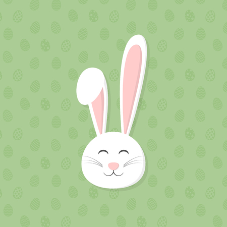 Easter bunny - icon. Symbol of Easter.のイラスト素材