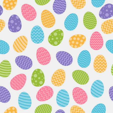 Background with Easter eggs concept of a wrapping paper vector.のイラスト素材