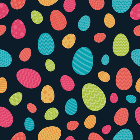 Background with Easter eggs. Vector.のイラスト素材