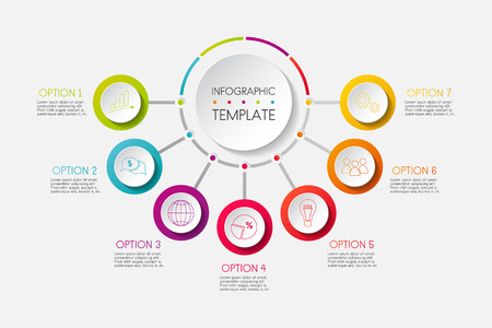 Infographic template.のイラスト素材