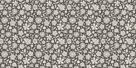 Stylish floral pattern - wrapping paper vector.のイラスト素材