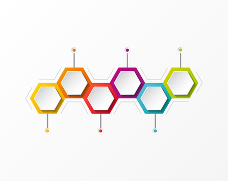 Empty timeline - concept of infographics.のイラスト素材